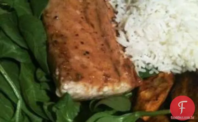 Mahi Mahi Com Esmalte De Soja De Açúcar Mascavo