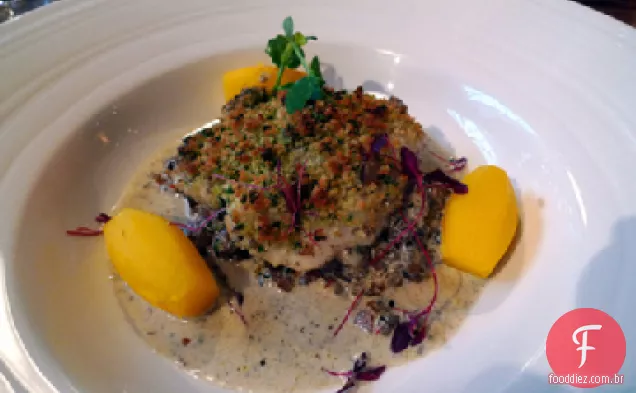 Peixe assado com Ratatouille