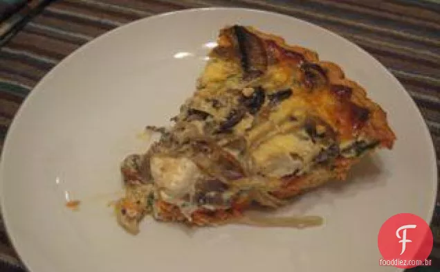 Quiche De Cogumelo Salmão