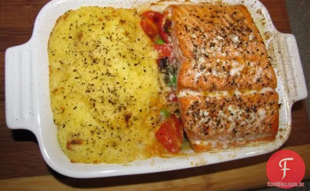 Garden Patch Salmon Dinner