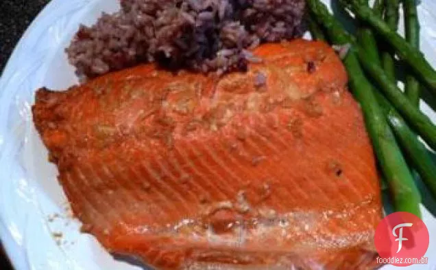 Salmão Teriyaki Laranja