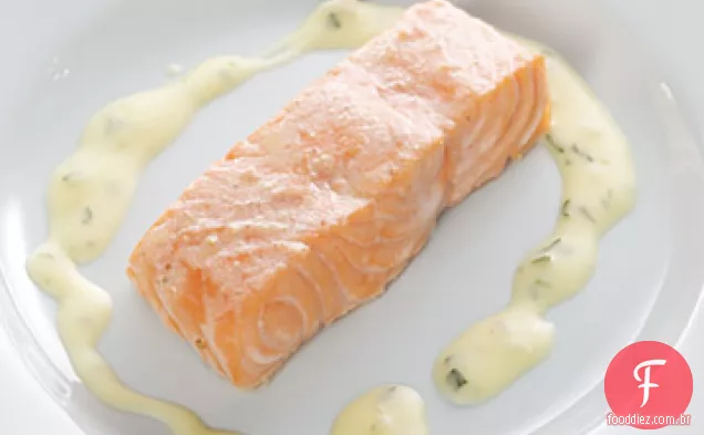 Salmão Escalfado