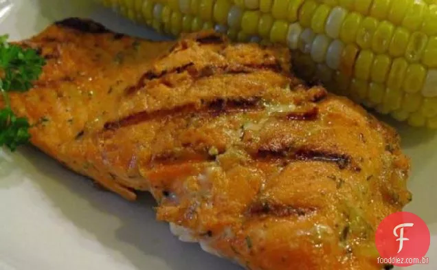 Salmão Grelhado Com Limão