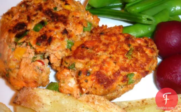 Deluxe Salmon Burger