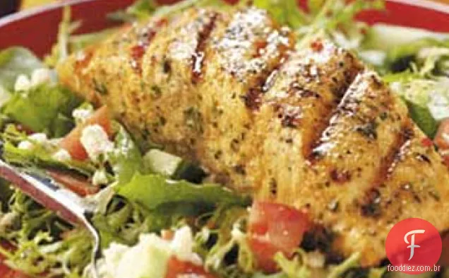 Salada De Salmão Feta
