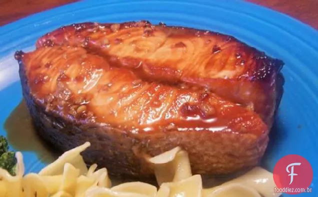 Salmão Estilo Teriyaki