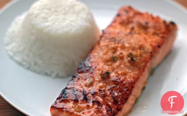 Salmão Marinado Miso-Gengibre