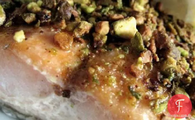 Pistache Crusted Salmon