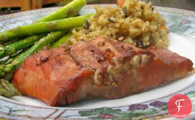 Salmão Teriyaki