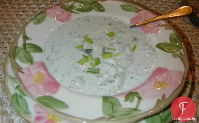 Sopa Cremosa De Salmão