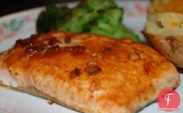 Spicy Tamarind Rum Salmon