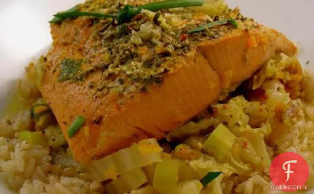 Salmão Refogado