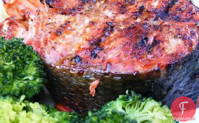 Fácil Vitrificado Salmão Grelhado
