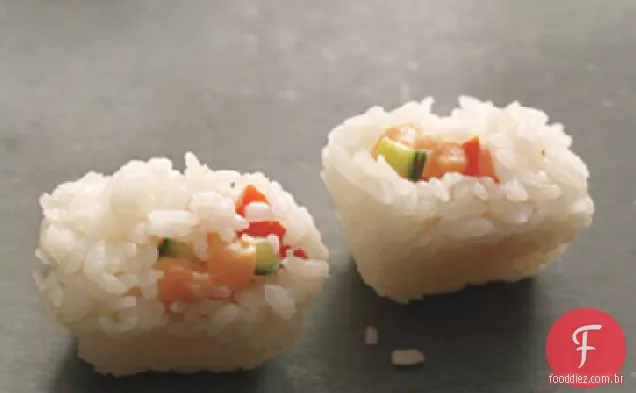 Blocos De Sushi Com Bandeja De Gelo