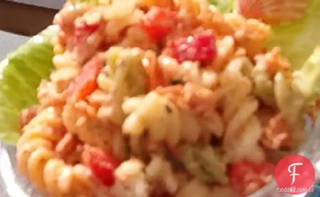 Salada Fusilli Salmão