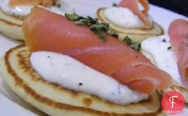 Panquecas De Salmão Defumado