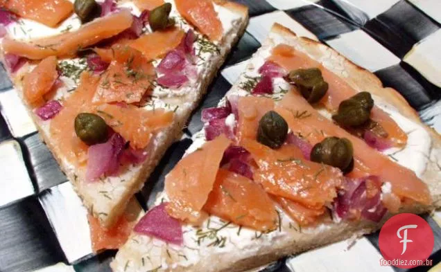 Salmão balsâmico grelhado e toranja