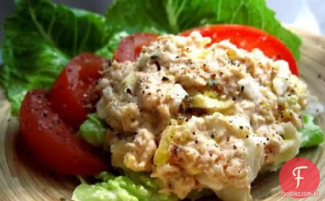 Salada De Ovo De Salmão