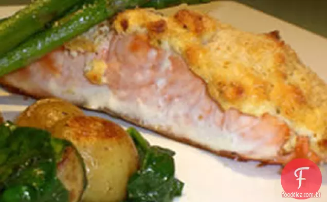 Delicioso Salmão Com Crosta De Feta