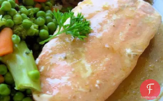 Salmão Vitrificado De Bordo E Mostarda (3 Ingredientes)