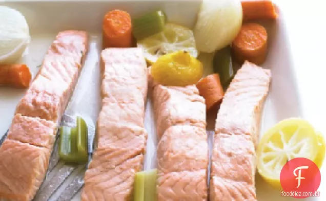 Salmão Escalfado Simples