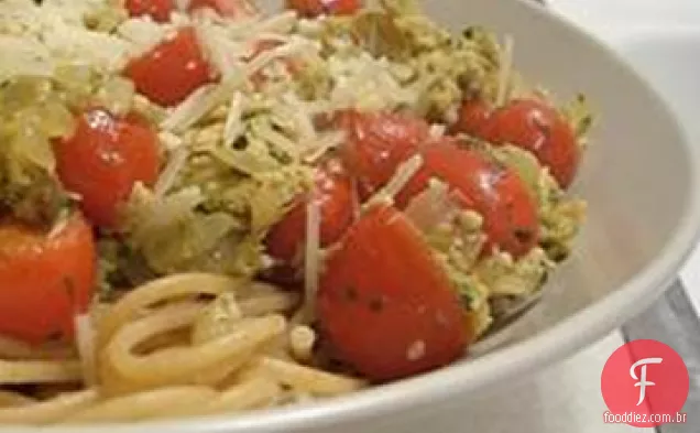 Macarrão Pesto De Salmão Defumado