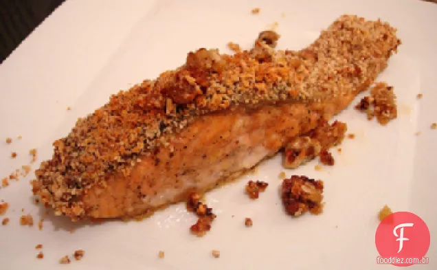Salmão Com Crosta De Açúcar Picante