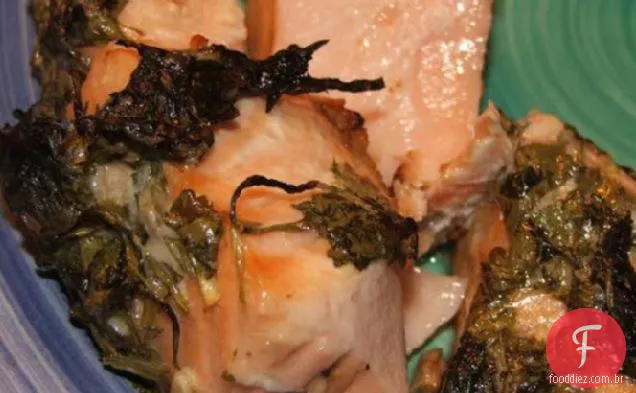 Salmão Rápido Com Limão E Coentro (Coentro)
