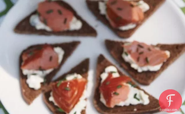 Aperitivos De Salmão Refrigerados
