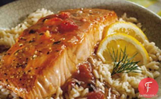 Salmão Vitrificado Balsâmico