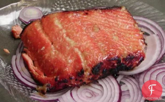 Salmão Teriyaki