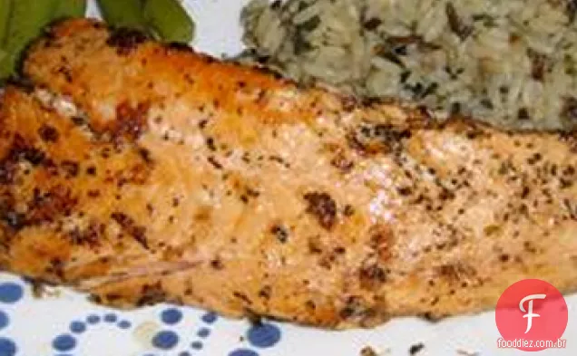 Salmão Vitrificado Grelhado