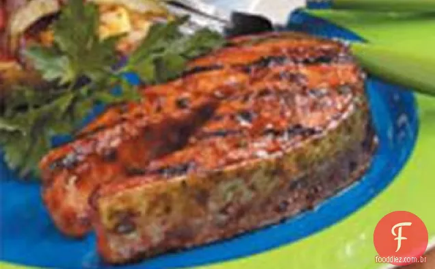 Bifes De Salmão Firecracker