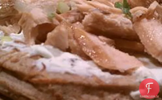 Pizette De Salmão Defumado