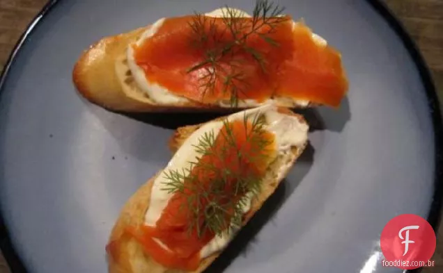 Torradas De Salmão Defumado La Boqueria