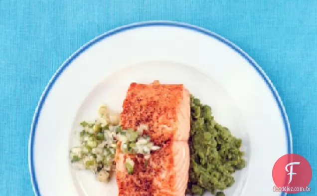 Salmão com sabor de Cebolinha