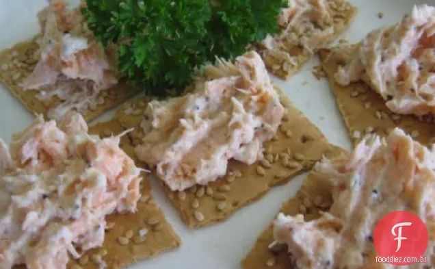 Salmão Espalhado Com Dois Ingredientes