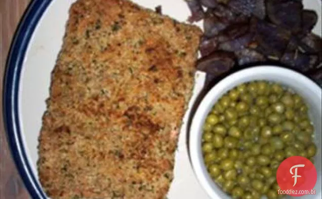 Pecan Revestido Salmão Filé