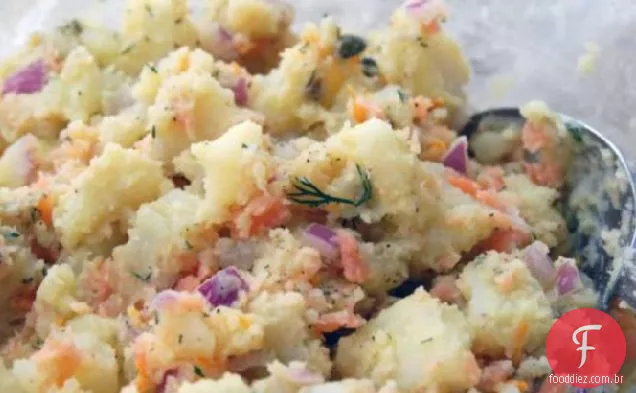 Salada De Batata Salmão Defumado
