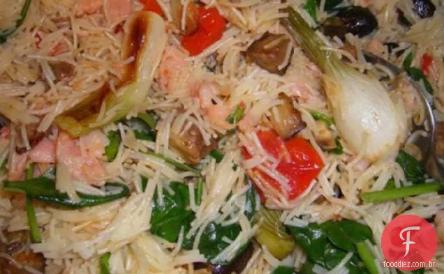 Massa Sockeye Popeye Com Legumes Assados