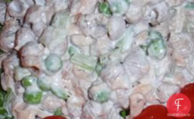 Salada Fácil Da Massa Do Trigo Integral Do Salmão