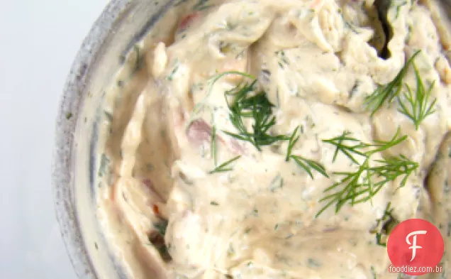 Aperitivo De Mousse De Salmão Defumado Prensado