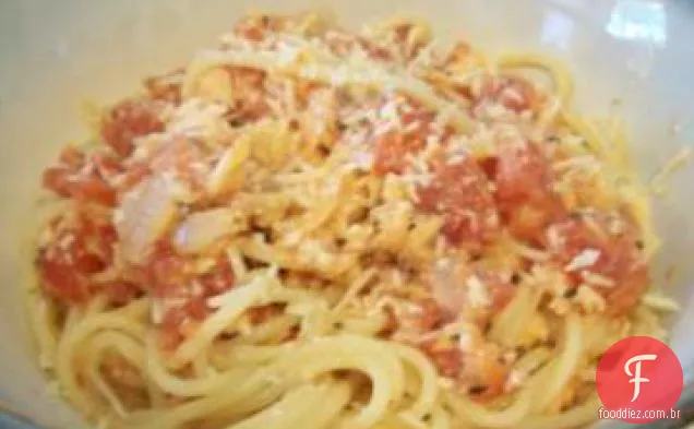 Salmão Carbonara