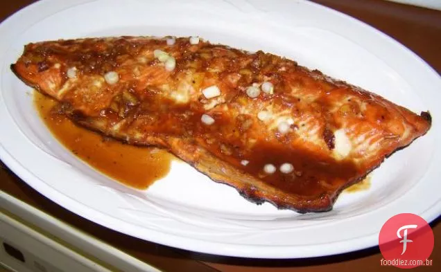 Salmão Teriyaki