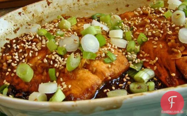 Salmão Teriyaki