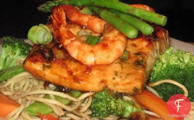 Honey hoisin BBQ Salmon