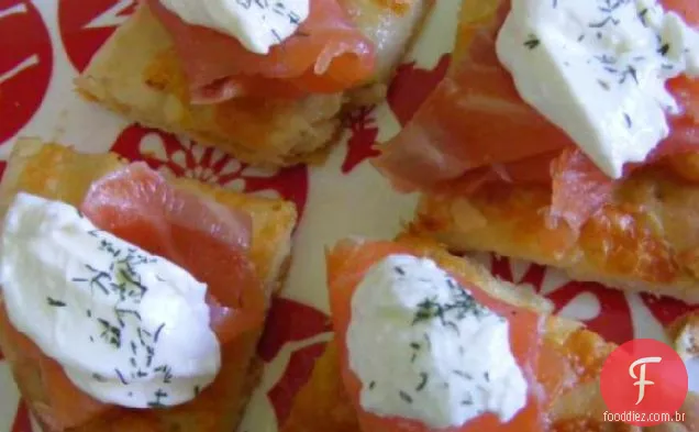 Pizza De Salmão Defumado