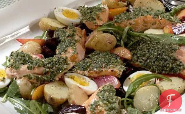 Salada de salmão selvagem de Suzanne