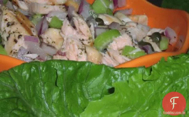 Salada De Salmão Grelhado
