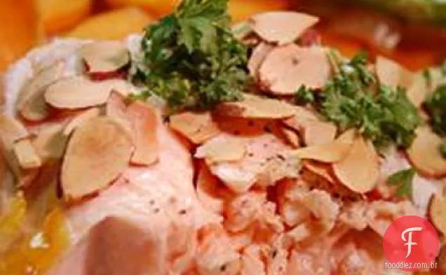 Salmão Com Batata-Doce Recortada